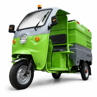 DIKE LB3CX600 Nuevo Vehículo Eléctrico de Tres Ruedas para Lavado a Alta Presión, Tanque de Agua de Acero Inoxidable de 600L, 275 bar, para Limpieza de Calles