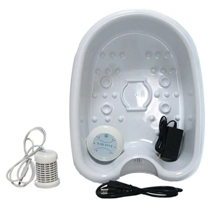 Masseur électrique intelligent pour les pieds, contrôle de la minuterie, spa, bain de pieds, détox ionique négative