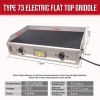 Plaque de cuisson électrique professionnelle, gril polyvalent pour stand de rue, idéal pour le riz frit, les nouilles froides et les crêpes aux œufs
