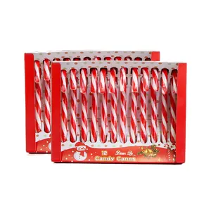 Dianqu 크리스마스 산타 클로스 솜사탕 연약한 사탕 Lollipop 지팡이 사탕 크리스마스