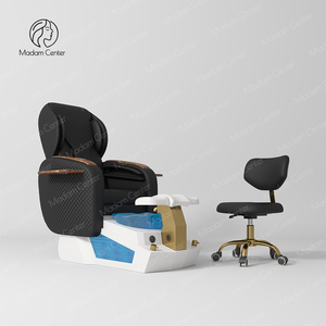 Madamcenter Foot Spa Furniture Chaise <span class=keywords><strong>De</strong></span> Pédicure Silla <span class=keywords><strong>De</strong></span> Pedicura Para Spa Salon avec Chaud Froid Pédicure Évier Bol Pied Spa Bassin - Product Image 1