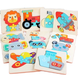 Rompecabezas De Dibujos Animados Rompecabezas 3D Aprendizaje Rompecabezas Tablero De Construccion De Perfke Rompecabezas