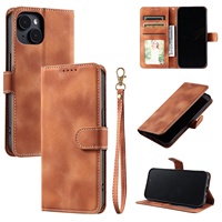 Funda de Cuero Sintético OEM con Tapa y Sensación de Piel, Bolsas Magnéticas para Teléfono Móvil para Samsung S25 S25 Ultra S24 S23 A-1066