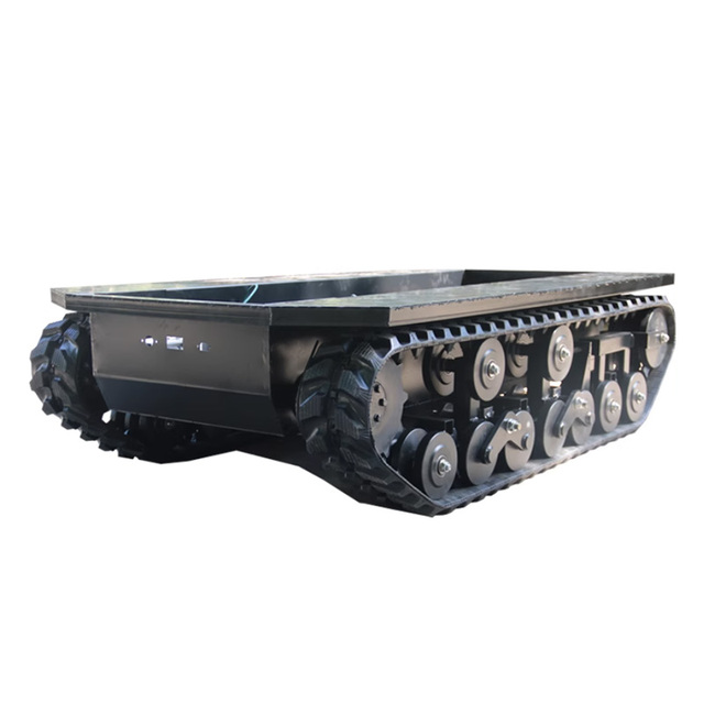 Electric Track Chassis with Wireless Remote Control, All-Terrain Mobility, Hydraulic Motor - Intelligent Robot Chassis
