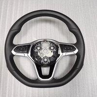 Volant de voiture en fibre de carbone compatible avec VW Golf MK7 GTI GTD GTS Golf7 R GTE GLI MK6 MK5 CC R-Line Polo Passat Jetta Golf6 Tiguan