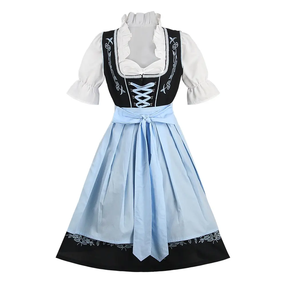 Самый популярный костюм Октоберфест, женские немецкие платья дирндл, баварское платье горничной для ролевых игр