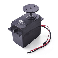 Nouveau Servomoteur Métallique SUPER500 à Couple Élevé 12V 24V 500kg.cm 0.5S/60 Degrés BEC 5V pour DIY Grand Bras Robotique Modèle d'Avion à Aile Fixe