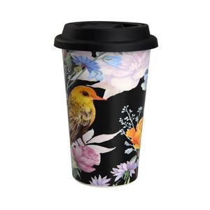 Ceramic Birds and Flowers Printing Mugs Coffee Tea Mug - Product Image 3