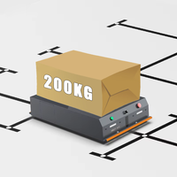 Chariot AGV intelligent de manutention 200 kg, navigation magnétique, précision de 10 mm, robot logistique de transport automatique, itinéraire de ramassage