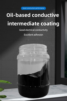 Revêtement de sol époxy à base d'huile à couche moyenne Peinture liquide de protection conductrice résistante à la corrosion et à l'usure