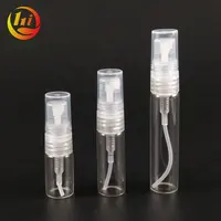 Mini atomizador botella de 2ml 3ml 5ml presión de spray de perfume frascos de vidrio