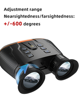 Nouvelle génération 2025, télescope numérique infrarouge à double tube à vision nocturne 3D à œil nu haute définition 4K, dispositif de vision nocturne VR 12x