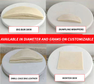 Piccola macchina per involucro di gnocchi da tavolo commerciale rotolo di primavera Wonton macchina per pressatura di pasta quadrata con motore di base tipo Roti - Product Image 6