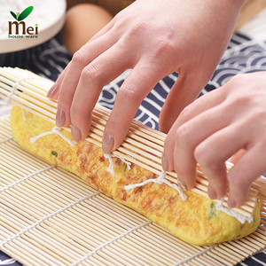 Tapis à <span class=keywords><strong>sushi</strong></span> en bambou sur mesure, réutilisable, antiadhésif, tissé à la main, commande en gros disponible - Product Image 6