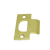 Plaque de gâche en laiton poli pour serrure de porte, accessoires de serrure cylindrique WEIJU de plaque de gâche en acier inoxydable