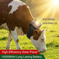 Traceur GPS 4G solaire pour bétail, vaches, moutons, animaux d'élevage, dispositif de suivi des animaux étanche, application gratuite, géolocalisation, alarme antivol