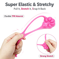 Jouet classique coloré en plastique extensible à griffes collantes, jouet sensoriel animal, jeu de claquettes et de pinces, idéal pour les fêtes et le soulagement du stress