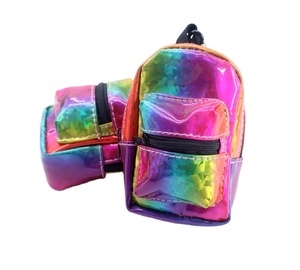 Couleurs éblouissantes ins arc-en-ciel clignotant dessin animé Mini portefeuille de rangement <span class=keywords><strong>trieur</strong></span> de pièces portefeuille Mini épaule <span class=keywords><strong>porte</strong></span>-<span class=keywords><strong>monnaie</strong></span> - Product Image 2