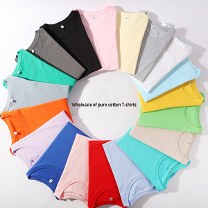 เสื้อยืดคอตตอน 100% 180 กรัม 16 สี สำหรับผู้ชาย ผู้หญิง ใส่ได้ทั้งสองเพศ ปรับแต่งได้ เสื้อยืดเปล่าลำลอง เสื้อยืดผู้ชาย เสื้อยืด Pour Hommes - Product Image 1