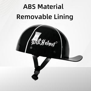 I nuovi caschi da moto certificati Abs per adulti caschi da moto retrò Unisex che cavalcano casco mezza faccia - Product Image 2