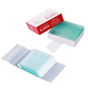สไลด์กล้องจุลทรรศน์ 50 ชิ้น กระจกใส ขอบเจียรเรียบ 25.4x76.2 มม. สำหรับใช้ในห้องปฏิบัติการ - Product Image 1