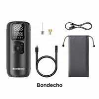 Compresseur d'air intelligent portable sans fil ABS pour pneus, gonflage 3 fois plus rapide, 160 PSI, avec lumière LED et affichage numérique pour voiture, camion, vélo