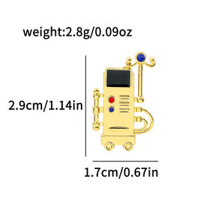 Новое поступление, медицинская серия, металлический значок, аксессуары для ухода за зубами, стетоскоп, медицинская трубка, зубная щетка, металлический штифт - Product Image 6