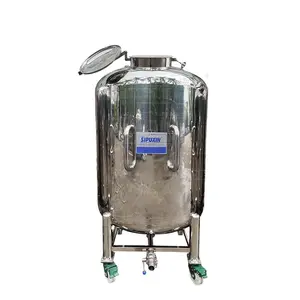 1000L&2000L Sealed storage tank with CIP cleaning ball chemicals perfume liquid water storage tanks