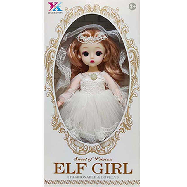 Beautiful Super Exquisite 12-inch Exquisite Wedding Dress Big Eye 
