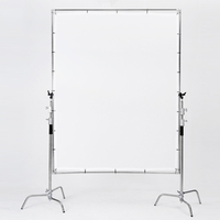 Diffuseur de lumière translucide 1,5*2,1M avec cadre papillon pour studio photo et vidéo