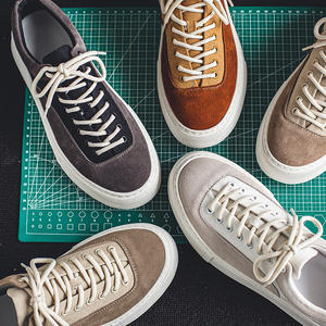 Nouvelle collection 2026 : Chaussures de skate en toile vierge personnalisables, semelle épaisse en caoutchouc suédé, amortissantes, résistantes à l'usure, respirantes et tendance. - Product Image 3