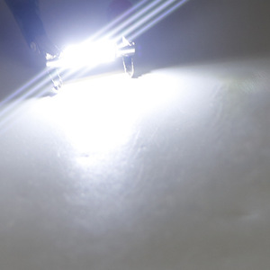 Car B6 29MM 3SMD Flat Head Double Tip T6 Sunshade <b>Light</b> <b>Vanity</b> Mirror <b>Light</b> Fuse <b>Light</b> - Product Image 4