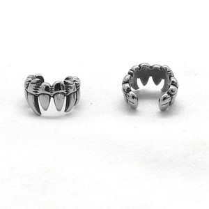 Yunnique – boucles d'oreilles en forme de dents de loup, en acier titane, bijoux à la mode pour hommes et femmes, accessoires - Product Image 4