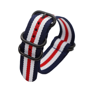 สายนาฬิกาทำจากไนลอนถัก<span class=keywords><strong>18</strong></span>/20/22/24มม. สายนาฬิกาผ้าใบ - Product Image 6