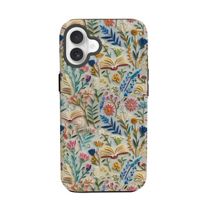 Cover ricamata vuota per iphone 16 custodia per telefono cellulare 2 strati TPU PC full protect custodia taglio - Product Image 2