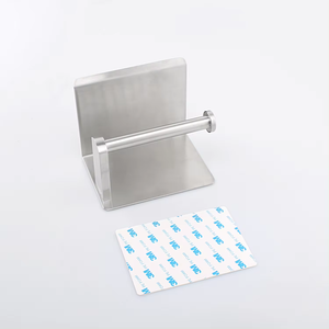 CF BPH107 Support <span class=keywords><strong>mural</strong></span> en acier inoxydable <span class=keywords><strong>Noir</strong></span> Accessoires de salle de bain en gros avec <span class=keywords><strong>porte</strong></span>-<span class=keywords><strong>papier</strong></span> hygiénique et étagère de rangement pour téléphone - Product Image 6