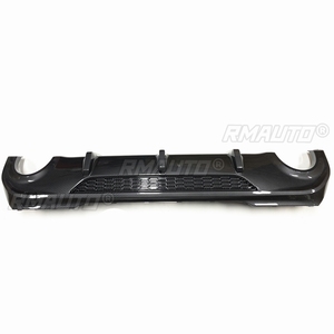 Difusor de Parachoques Trasero para BMW Serie 1 F40 2019-2023 M Sport M135i, Aspecto de Fibra de Carbono/Negro Brillante, Placa Divisora de Alerón - Product Image 3
