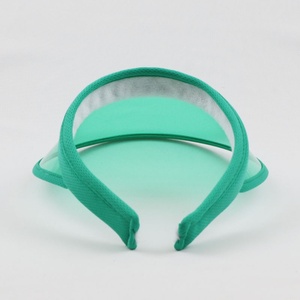 Protezione solare in plastica trasparente in PVC di alta qualità cappello protezione UV testa testa Clip <span class=keywords><strong>per</strong></span> <span class=keywords><strong>capelli</strong></span> visiera vuota <span class=keywords><strong>per</strong></span> la guida - Product Image 5