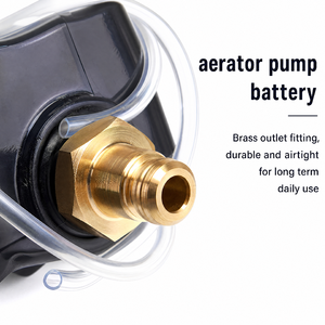 משאבת אוויר נטענת AC DC שקטה, מאוורר חמצן לאקווריום, דגי נוי, הובלת פירות ים חיים, דיג בחוץ - Product Image 4