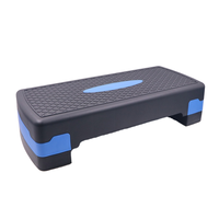Ajustable ejercicio Fitness entrenamiento paso a paso superficie antideslizante aeróbico paso plataforma entrenador