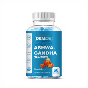 OEM Private Label Sleep Relax Suplemento <span class=keywords><strong>Ashwagandha</strong></span> Gummies para Mulheres e Homens - Product Image 1