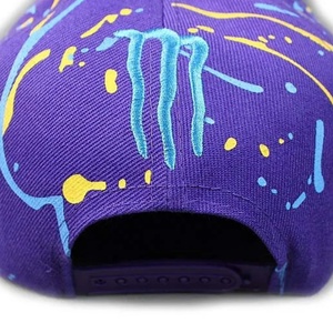 Gorra Snapback GHHLS049 de Algodón 100% con Estampado Floral en Toda la Superficie, Bordado 3D, Diseño de Hojas, Informal, para Actividades al Aire Libre - Product Image 6