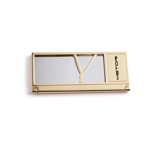 High End Shiny Golden Color <b>Small</b> Portable Mini Cosmetic <b>Mirror</b> for Makeup - Product Image 6
