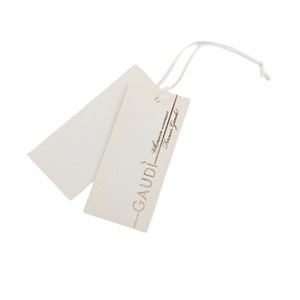 ป้ายแขวนกระดาษหนาสีชมพูพร้อมตาไก่ปรับแต่งปั๊มร้อนสีชมพู - Product Image 1