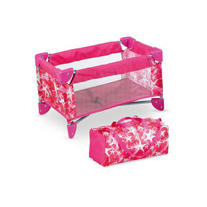 2021 Toys Custom Baby Dolls <strong>Travel</strong> Cot <strong>Bed</strong> with Carry Bag for Kids Playing Doll Playpen - Product Image 2