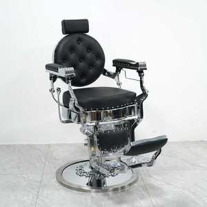 Sillón de Barbería Hidráulico Reclinable de Alta Resistencia, Silla de Estilismo Profesional para Salón con Base Grande y Alta Capacidad de Carga - Product Image 1