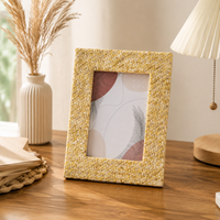 Support de cadre photo en bois style bohème, double usage (mur ou table), tailles 4x6, 5x7, 8x10 pouces, personnalisable avec logo, vente en gros