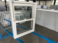 Ventanas de doble colgado Upvc, vidrio templado energéticamente eficiente y a prueba de sonido para ventana de doble colgado en el hogar