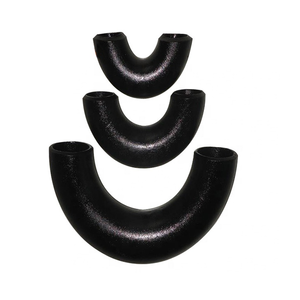 ASME/<span class=keywords><strong>ANSI</strong></span> b16.9 Ống khuỷu tay <span class=keywords><strong>A105</strong></span> 180 độ đen sắt khuỷu tay dài bán kính - Product Image 1