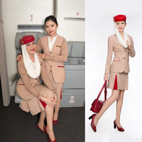 Personnaliser en Gros des Uniformes d'Hôtesses de l'Air Emirates de Haute Qualité pour les Équipages Féminins du Monde Entier